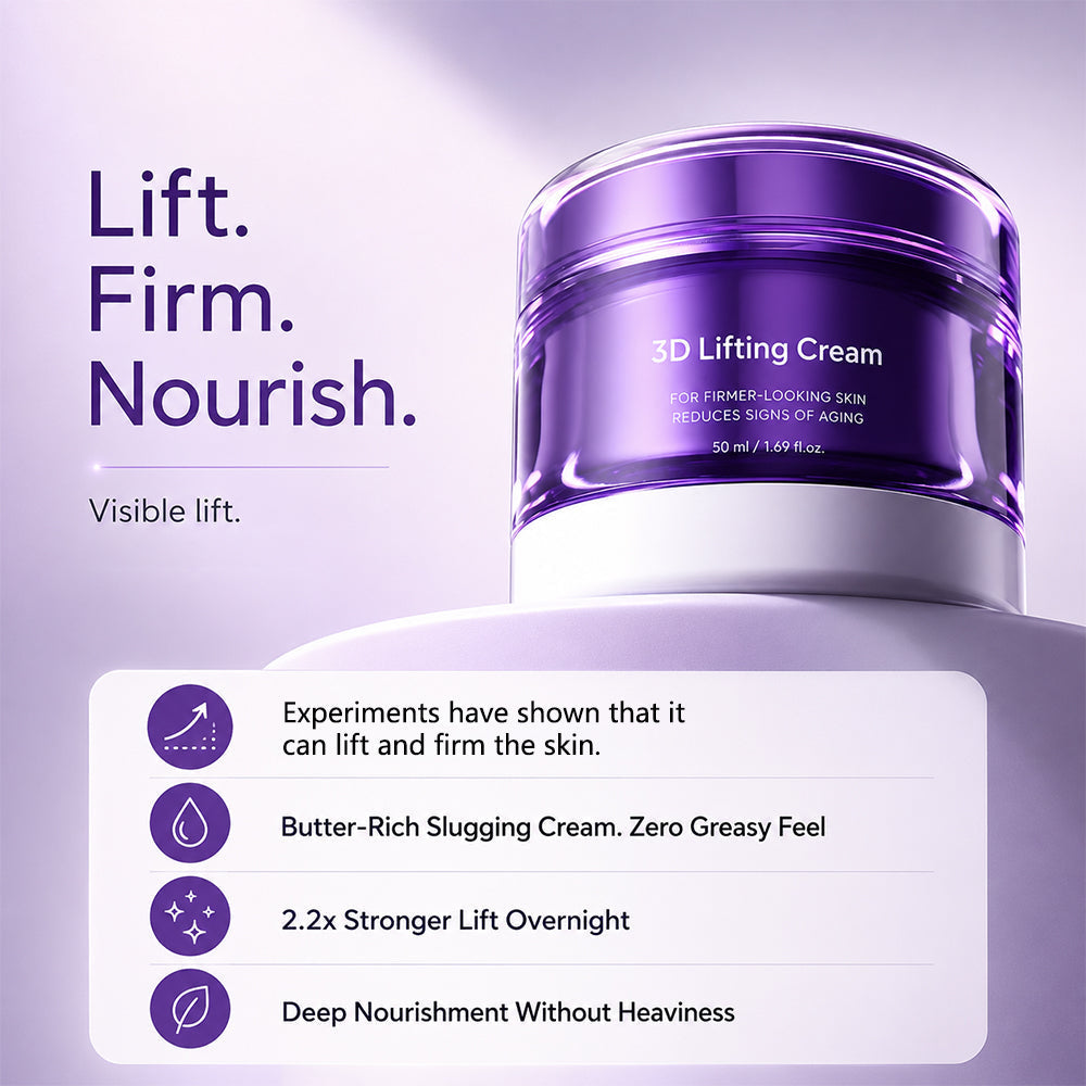 3D Lifting Cream 1.7 fl oz | Advanced Korean Facial Night Cream