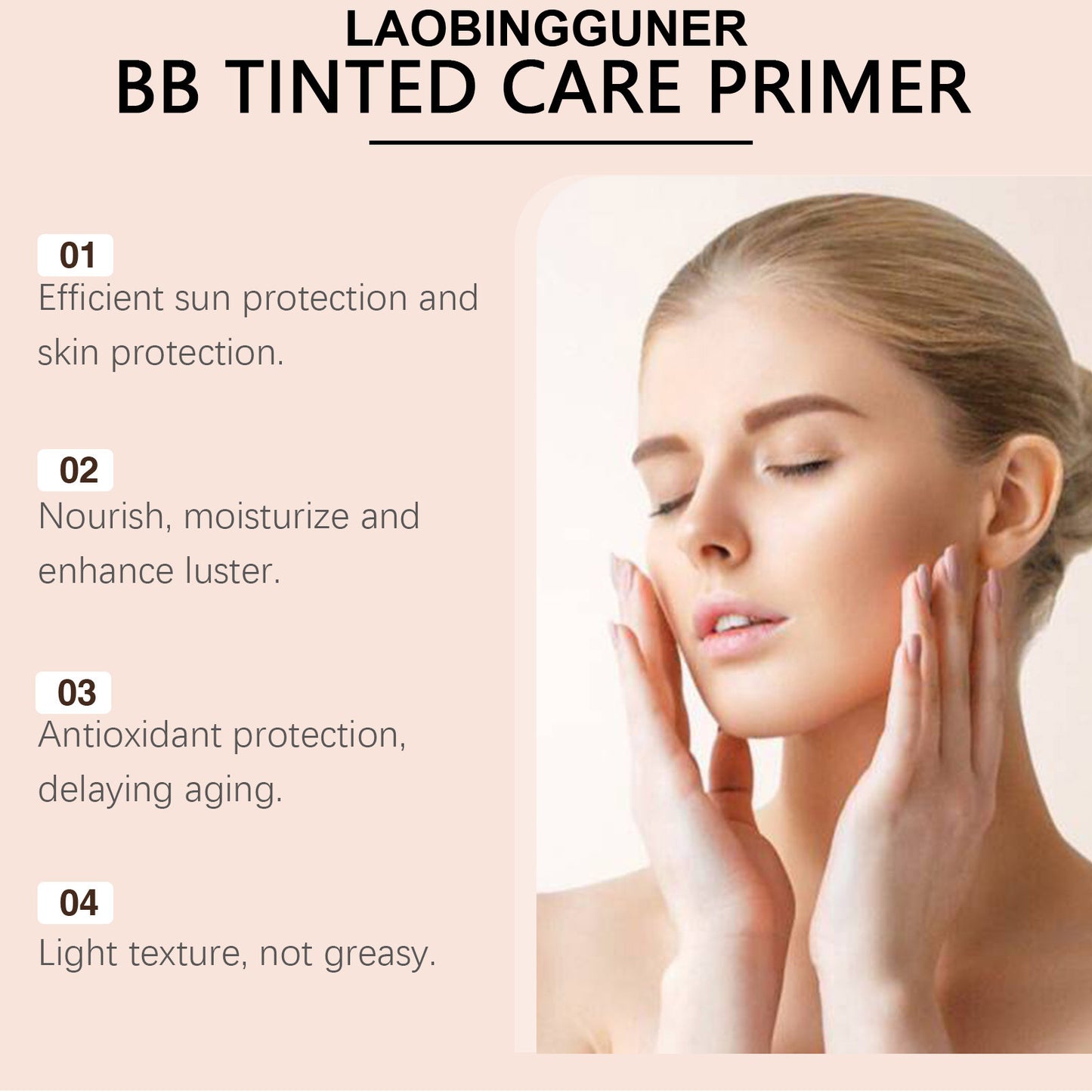 LAOBINGGUNER BB Cream Looks on Mature Skin