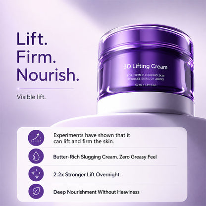 3D Lifting Cream 1.7 fl oz | Advanced Korean Facial Night Cream