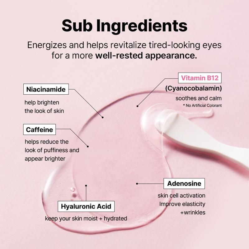 LAOBINGGUNER Pink Caffeine Collagen Eye Patch for Night Care