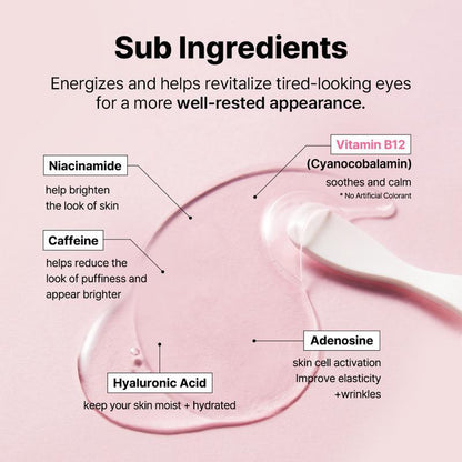 LAOBINGGUNER Pink Caffeine Collagen Eye Patch for Night Care