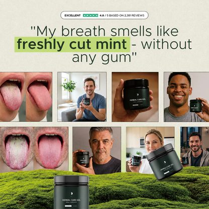 Anti-Bad Breath Herbal Gel Supplement by Laobingguner™
