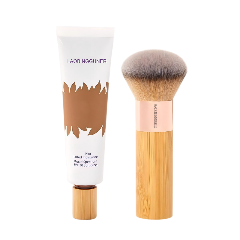 LAOBINGGUNER  BB Cream Looks on Mature Skin
