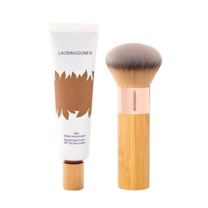 LAOBINGGUNER  BB Cream Looks on Mature Skin