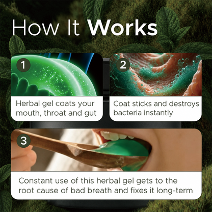 Anti-Bad Breath Herbal Gel Supplement by Laobingguner™