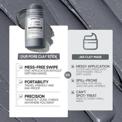 Reduce Blackheads + Cleanse Pores。Mud mask stick
